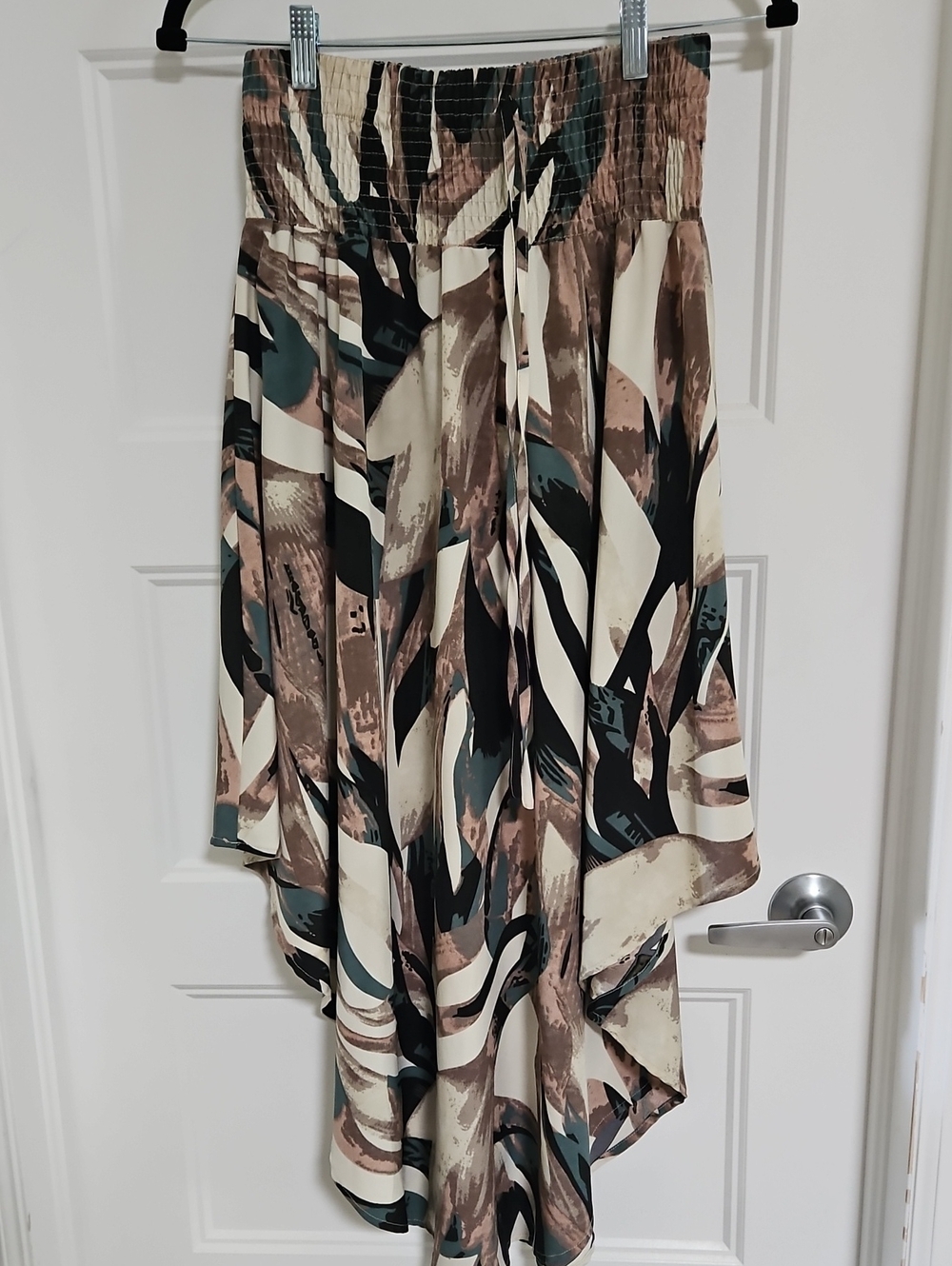 Source Unknown.          Asymmetrical Boho Skirt